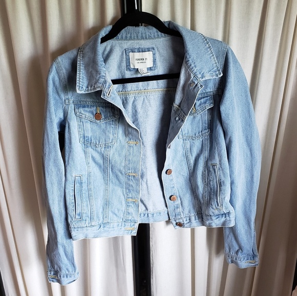 Forever 21 Jackets & Blazers - Forever 21 blue Jean jacket size small